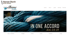 Desktop Screenshot of harvestchurchne.com